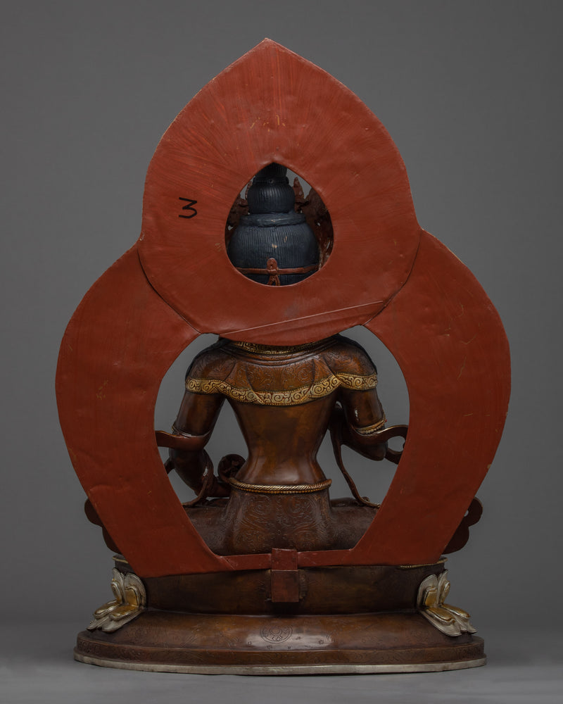 Vajrasattva Meditation Sculpture | Buddhist Deity Statue