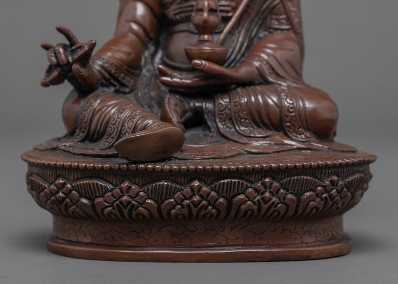 Precious Guru Rinpoche Sculpture | Traditional Himalayan Art