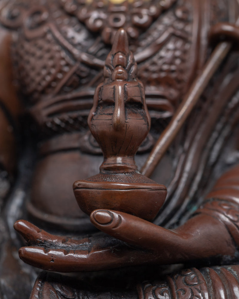 Precious Guru Rinpoche Sculpture | Traditional Himalayan Art
