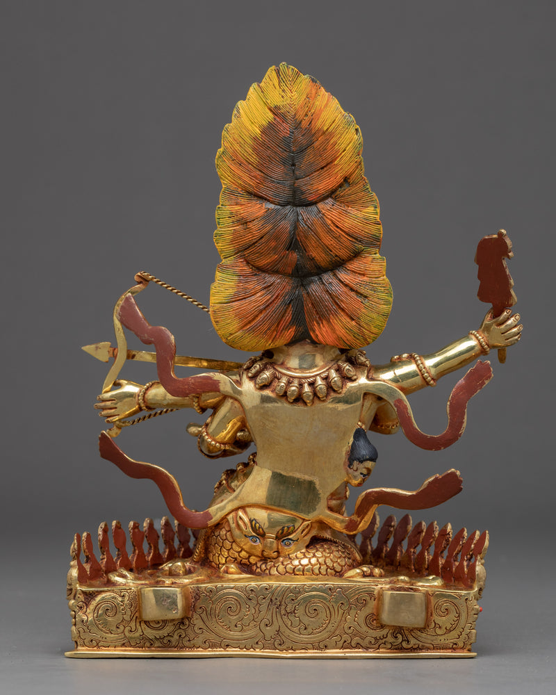 Ekajati, Rahula and Dorje Lekpa Sculpture | Traditionally Handcrafted Statue Set