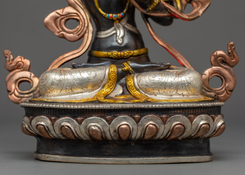 Maha Manjushri Sculpture | Traditional Himalayan Art of Nepal