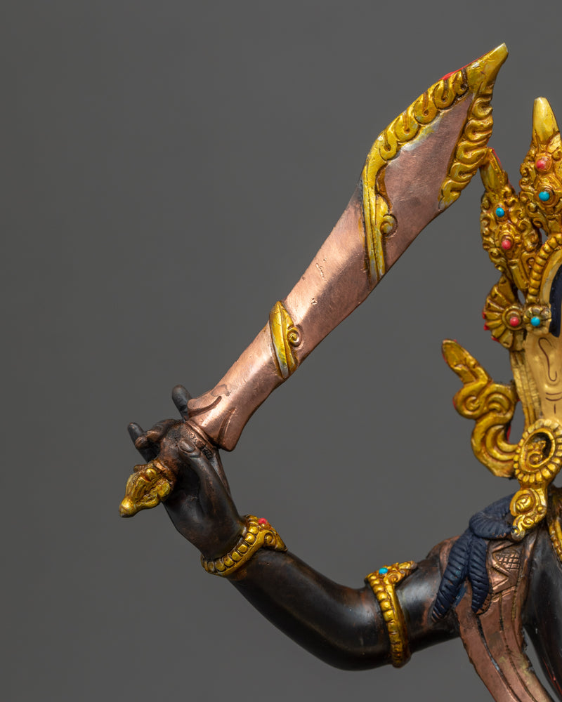 Maha Manjushri Sculpture | Traditional Himalayan Art of Nepal