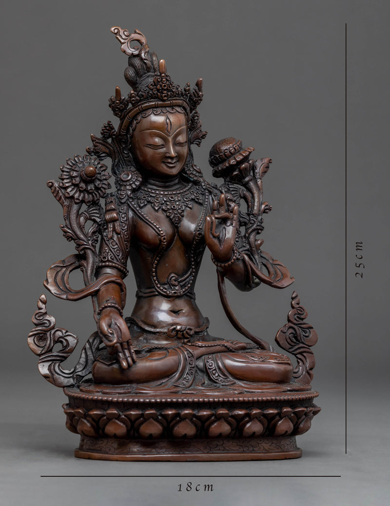 White Tara Indoor Sculpture | Handcrafted The Great Mother