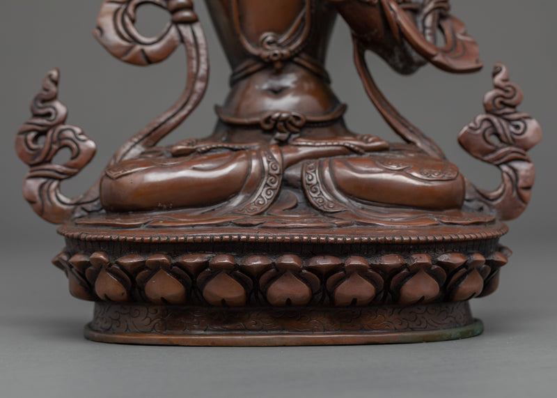Rare Manjushri Statue | Handmade Buddhist Art | Wisdom Deity