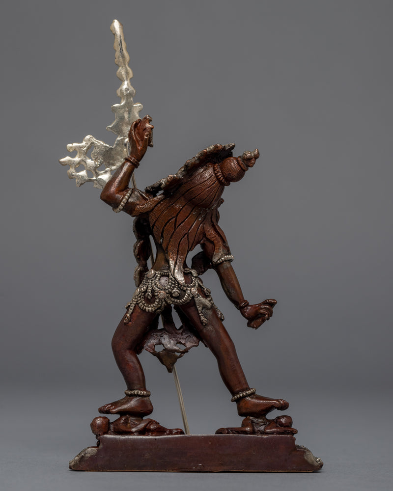 Maitri Vajrayogini Sculpture | Silver Plated Himalayan Art