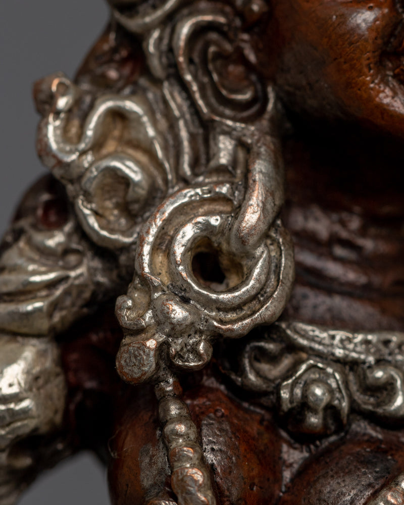 Maitri Vajrayogini Sculpture | Silver Plated Himalayan Art