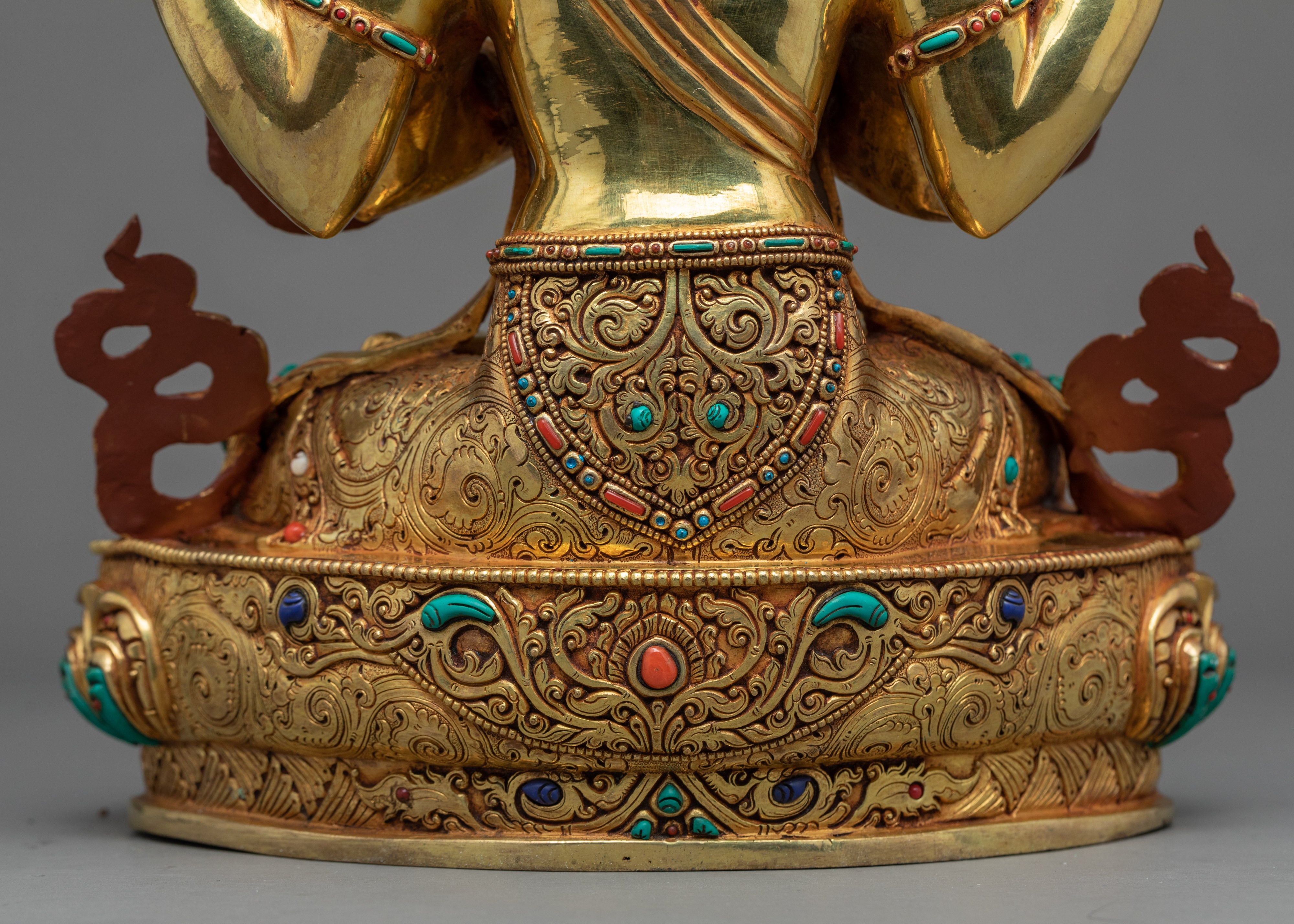 Bodhisattva Sculpture Altar Set | Traditionally Crafted Buddhist Statue Set