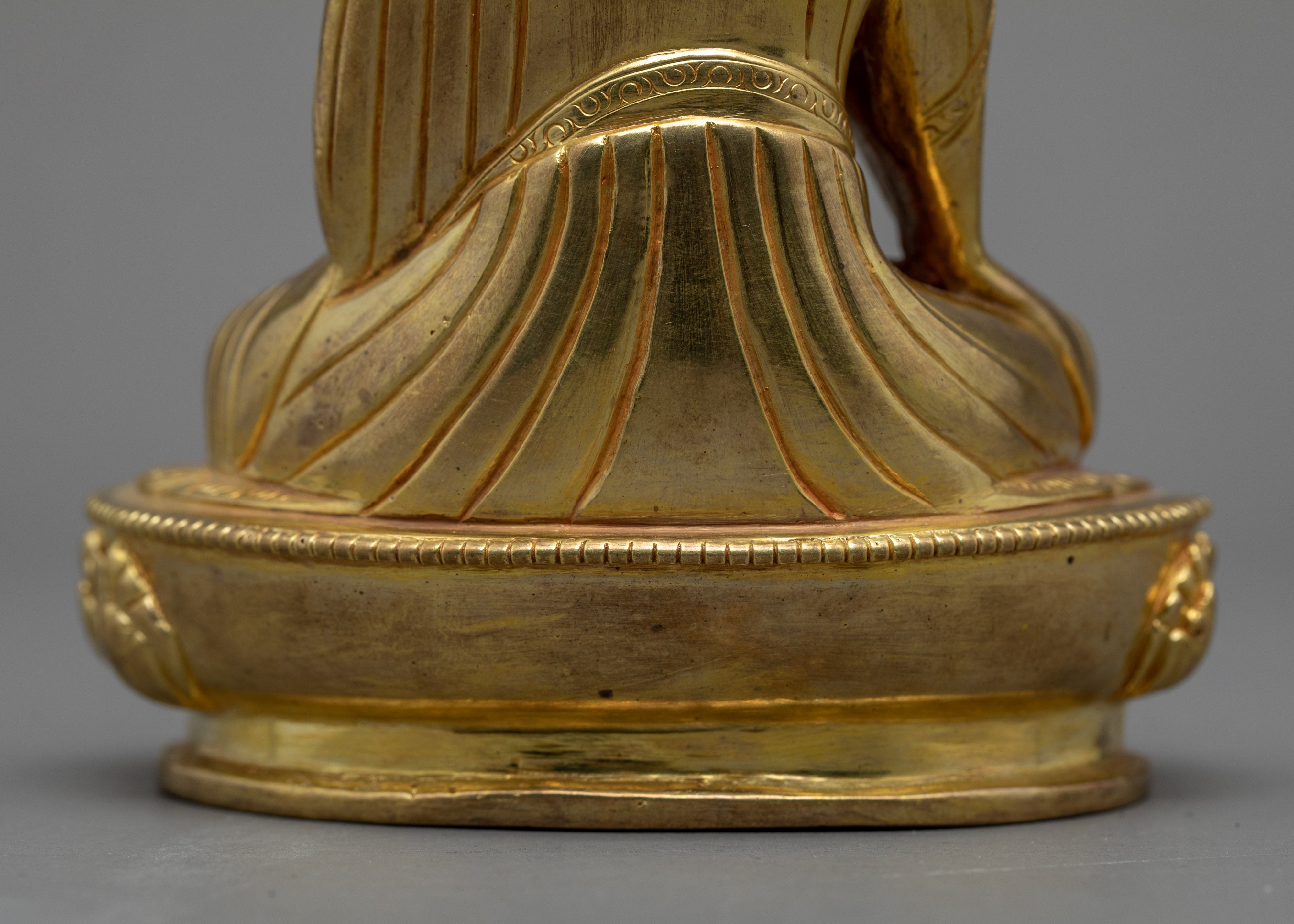 Semi Wrathful Guru Rinpoche Sculpture | Hand Carved Precious Guru