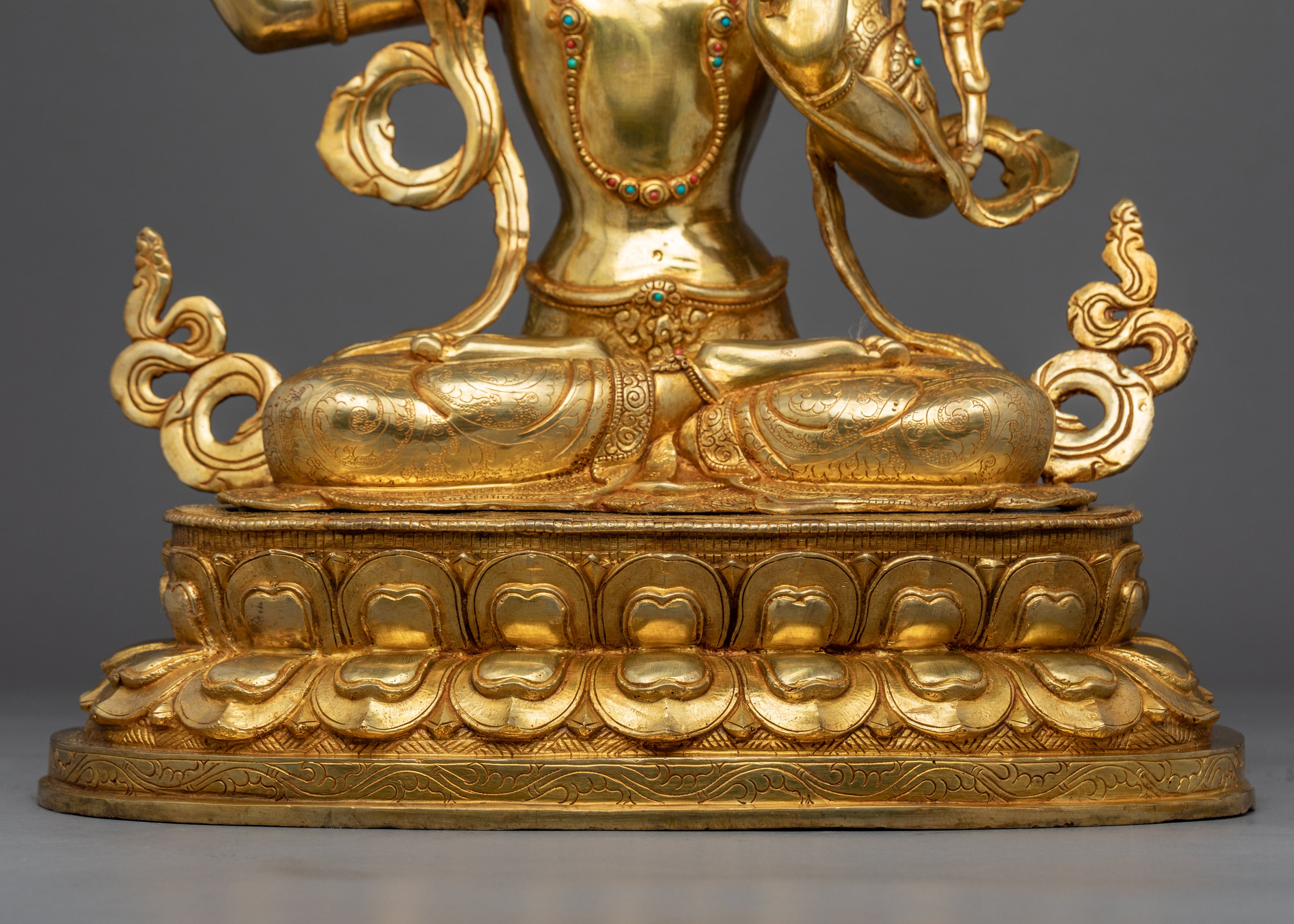 Maha Manjushri Sculpture | Bodhisattva Wisdom Deity