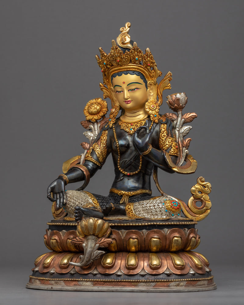 Green Tara Goddess | Buddhist Mother Tara Statue