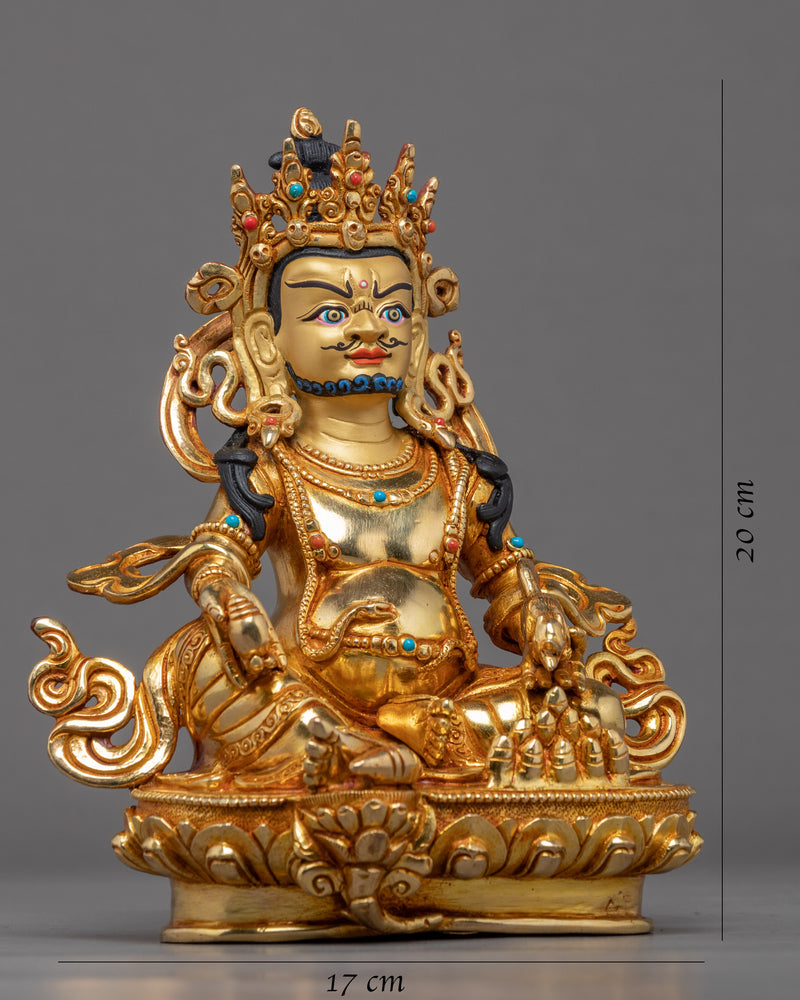 Dzambhala Sculpture Nepal | Buddhist Wealth Deity