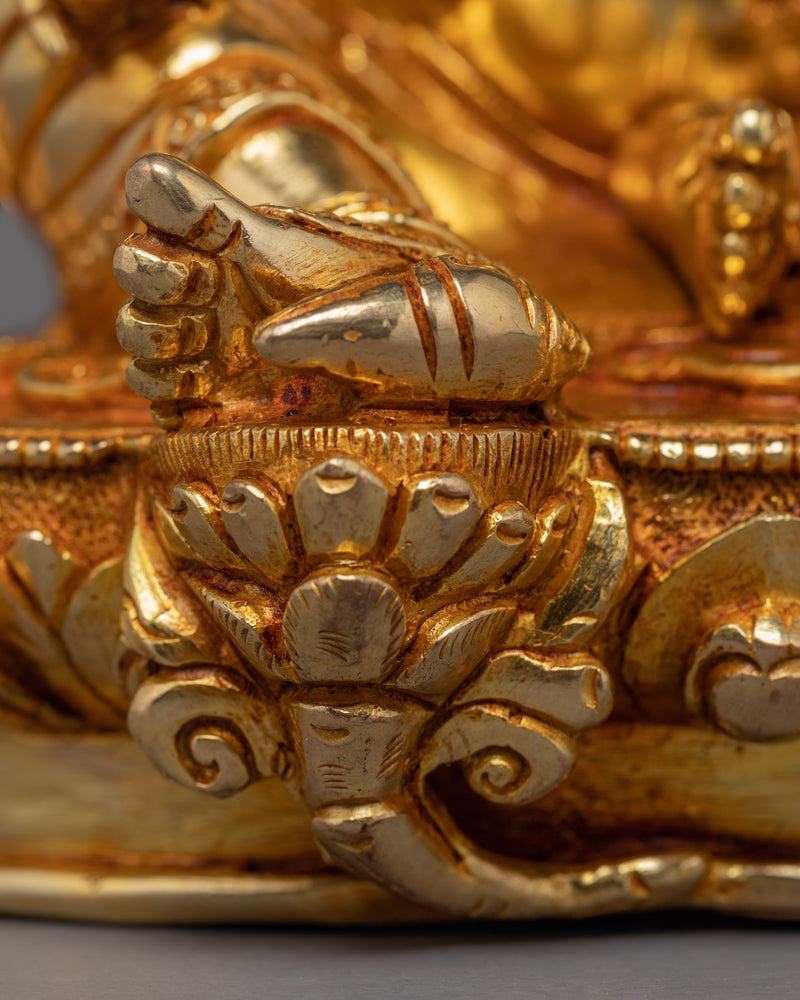 Dzambhala Sculpture Nepal | Buddhist Wealth Deity