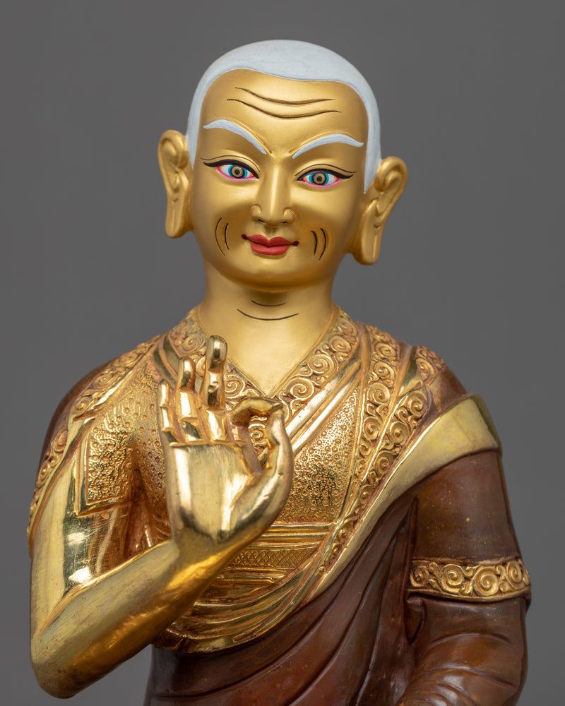 Tsongkhapa and His Disciples Set Sculpture | Himalayan Art of Nepal
