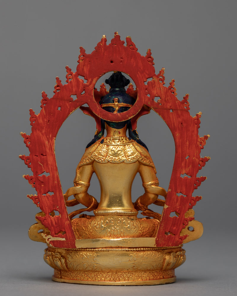 Mini Amitayus Sculpture | Himalayan Buddhist Art