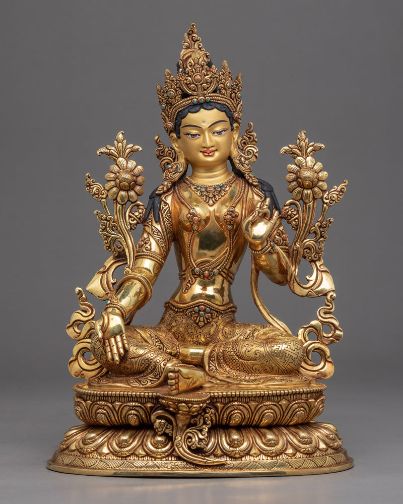 Bodhisattvas Sculpture Set Nepal | Traditionally Handcrafted Buddhist Set