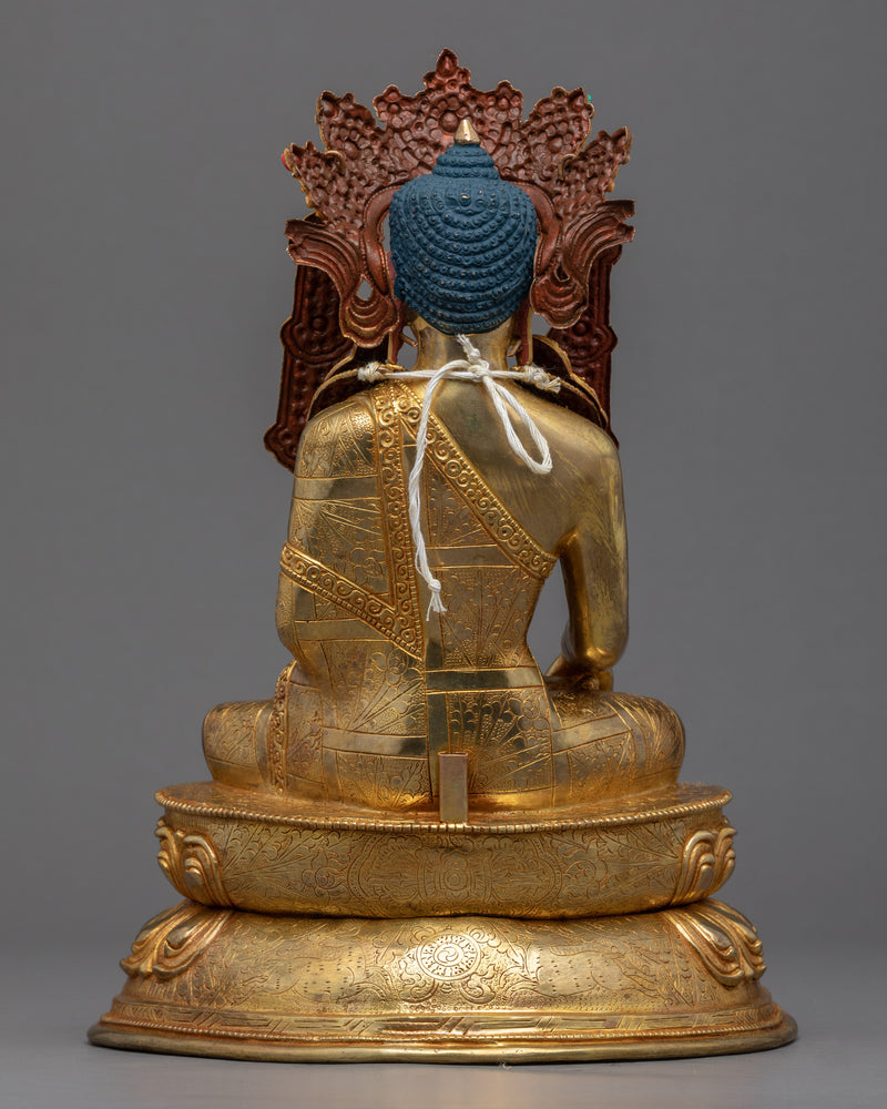 Ancient Shakyamuni Buddha Statue | Buddhist Enlightenment Deity