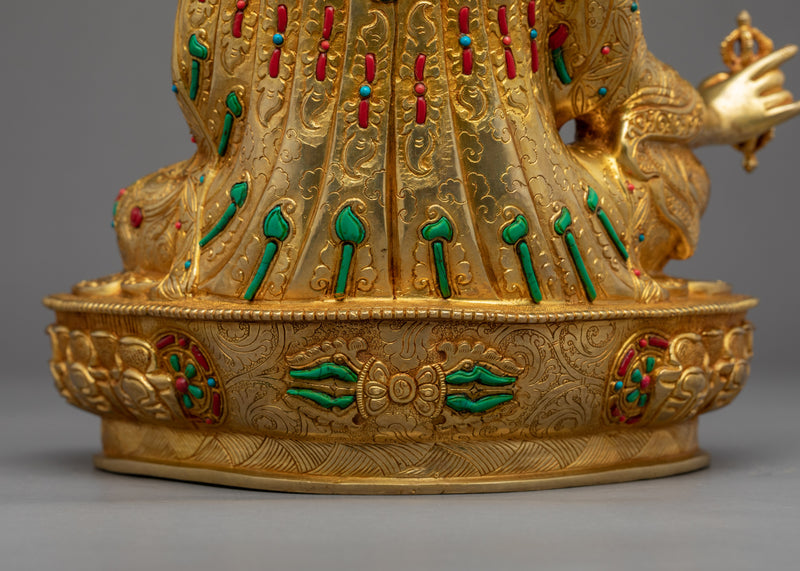 Guru Rinpoche Prayer Statue | Traditional Himalayan Art