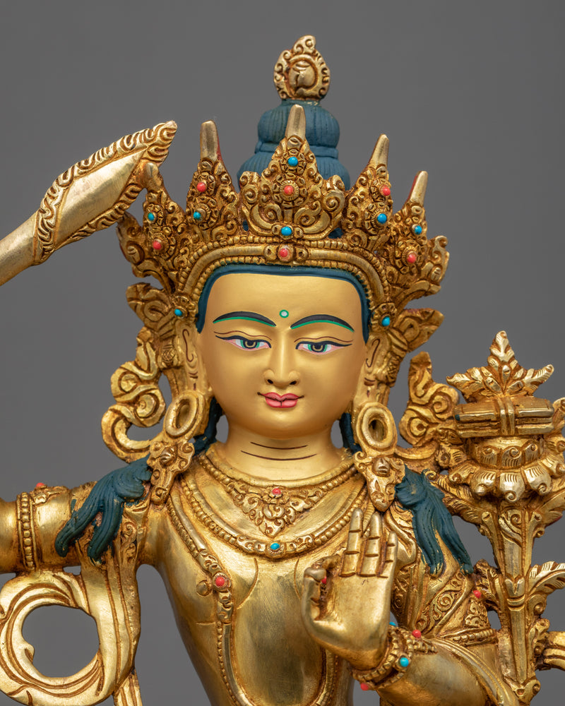 Manjushri Buddha Of Wisdom | Himalayan Buddhist Art