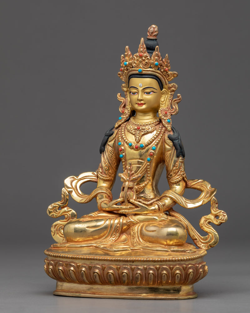 Amitayus Sculpture | Traditional Bodhisattva Art