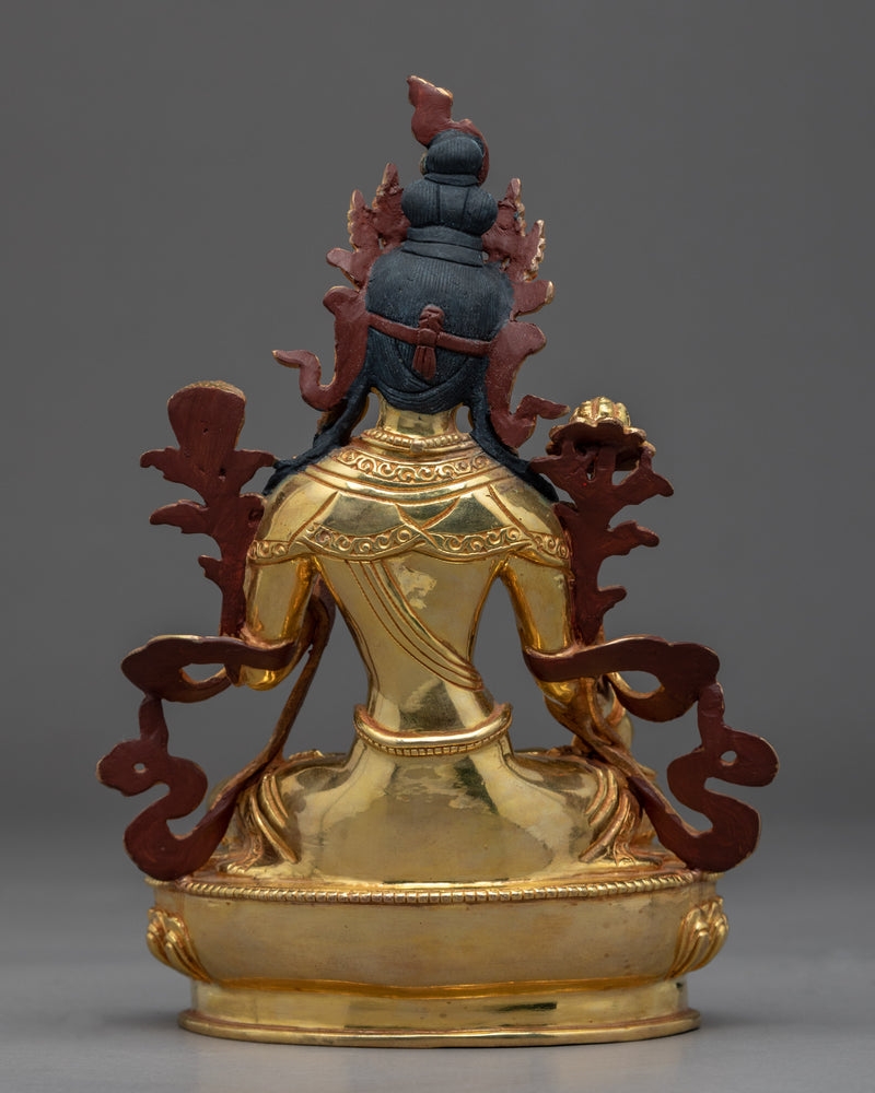 White Tara Female Buddha Statue | Handcrafted Long-Life Deity
