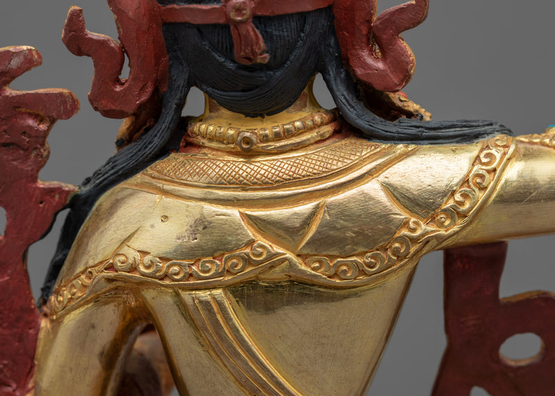 Peaceful Manjushri Statue | Handcrafted Wisdom Deity