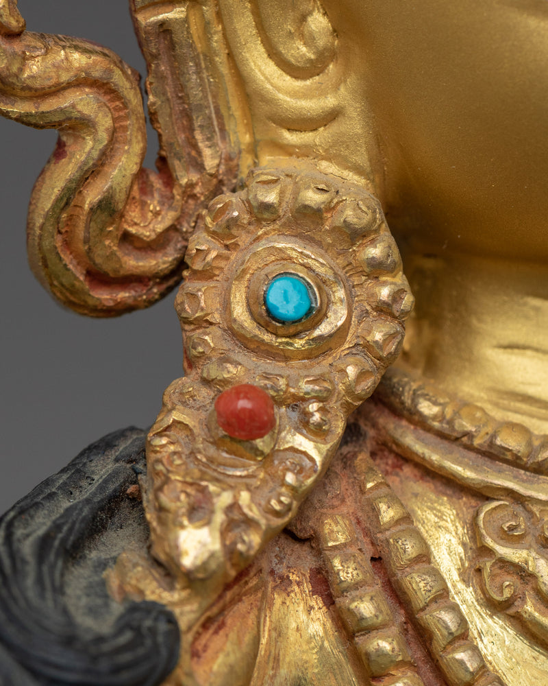 Peaceful Manjushri Statue | Handcrafted Wisdom Deity