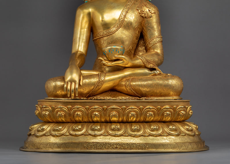 Ancient Shakyamuni Buddha Statue | Buddhist Meditation Statue