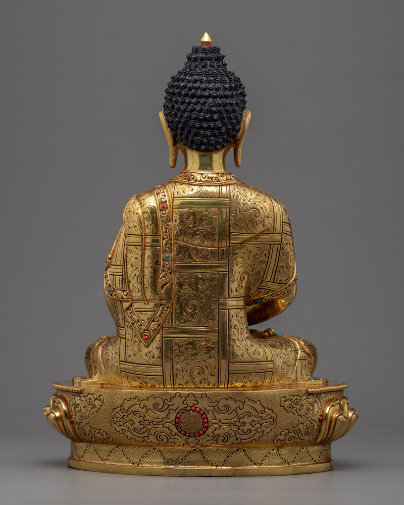 Amitabha Meditation Statue | Hand-Carved Buddhist Deity Sculpture