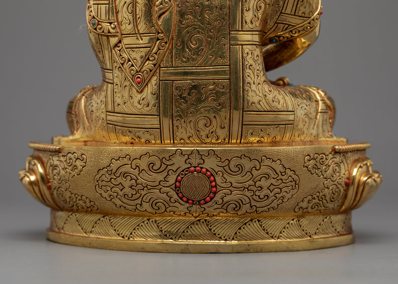 Amitabha Meditation Statue | Hand-Carved Buddhist Deity Sculpture