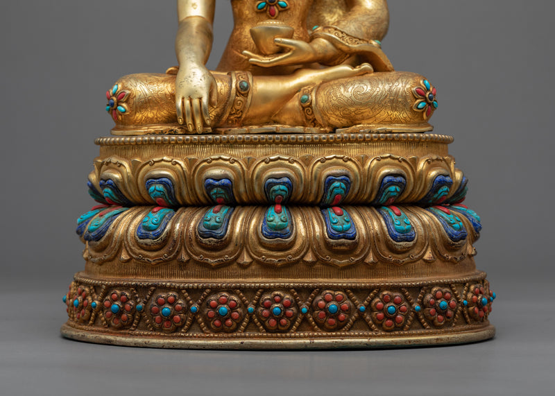 Nepal Buddha Shakyamuni Statue | Himalayan Buddhist Sacred Art