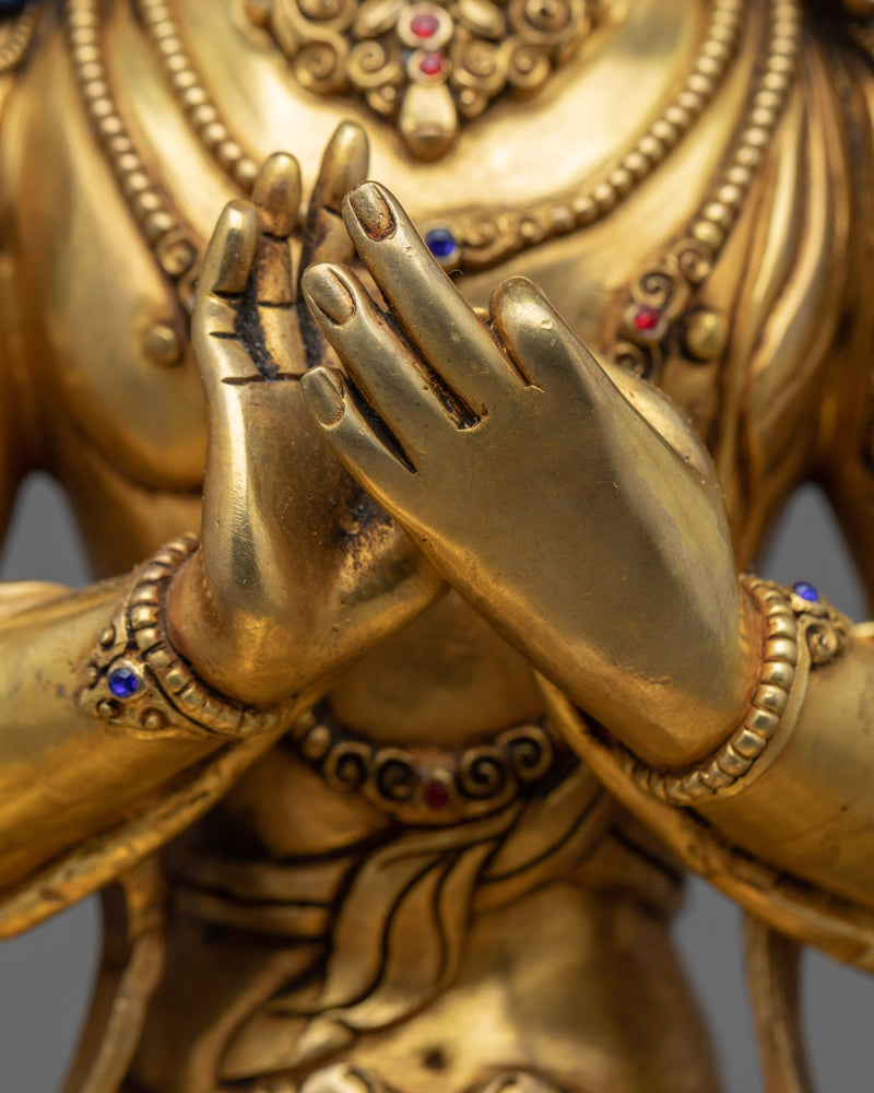 Manjushri Bodhisattva Of Wisdom Statue | Traditional Himalayan Art