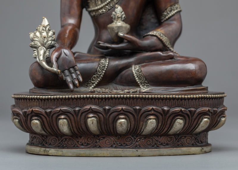Medicine Buddha Bhaishajyaguru Statue | Traditional Buddhist Art