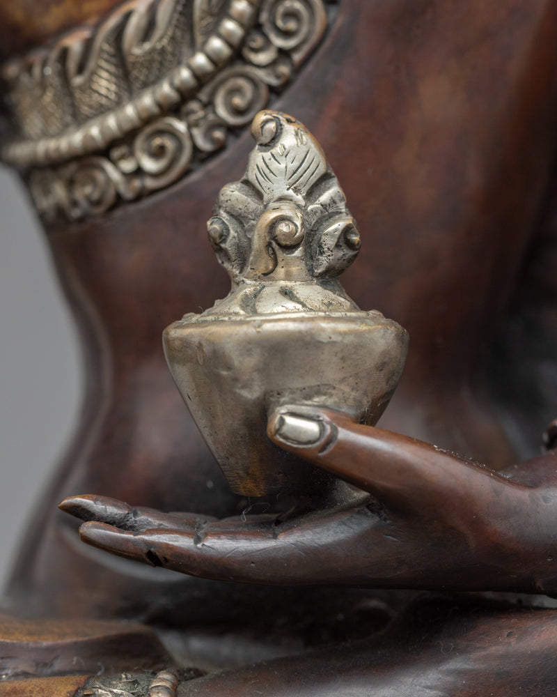Medicine Buddha Bhaishajyaguru Statue | Traditional Buddhist Art