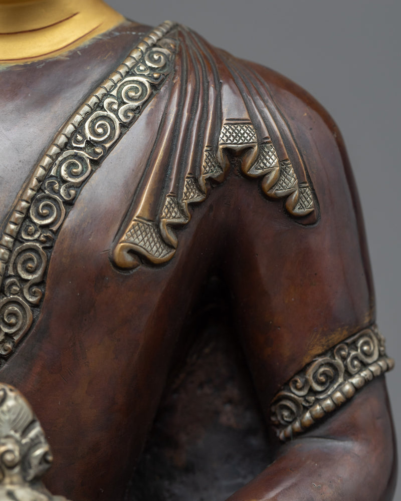 Medicine Buddha Bhaishajyaguru Statue | Traditional Buddhist Art