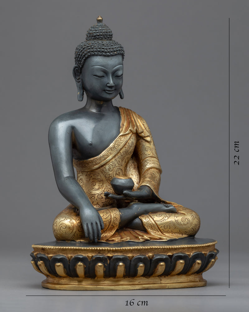 Gautam Buddha Siddhartha Statue | 24K Gold Hand Carved Statue