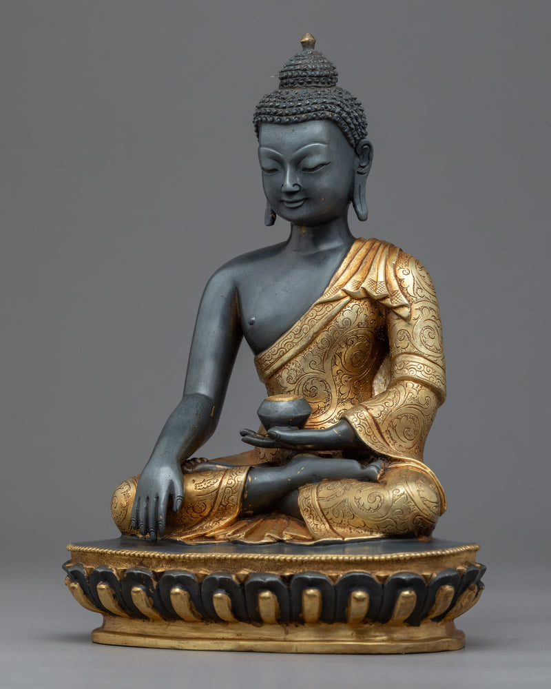 Gautam Buddha Siddhartha Statue | 24K Gold Hand Carved Statue