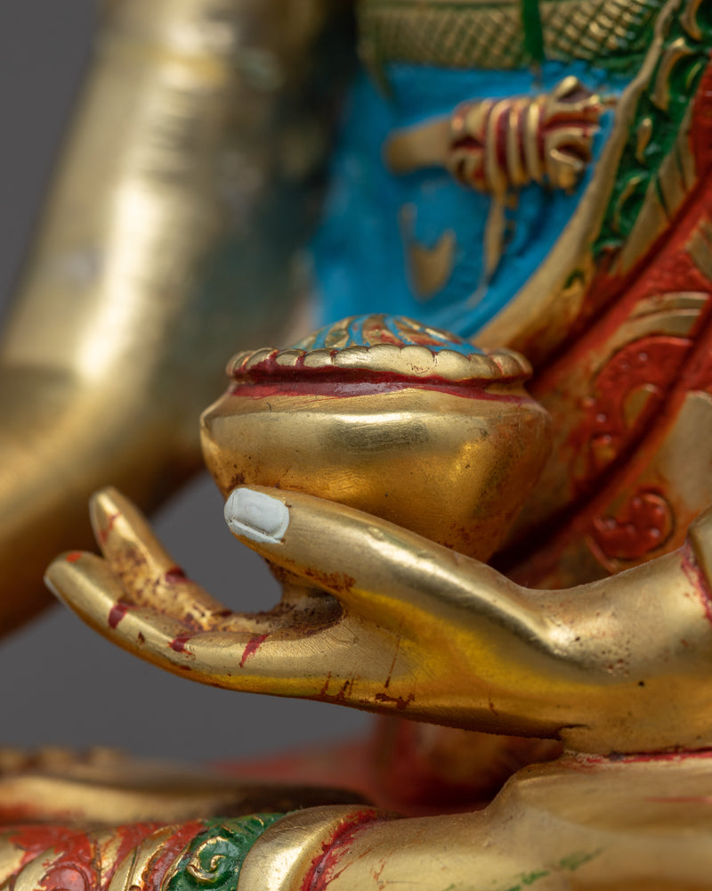 Siddhattha Gotama Sculpture | Hand-Carved Buddhist Deity Sculpture