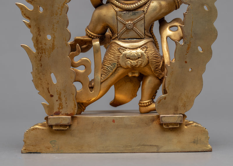 Vajrapani Kadampa Statue | 24K Gold Machine Made Statue