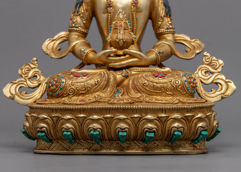 Amitayus Long Life Practice Statue | Buddhist Deity of Longevity