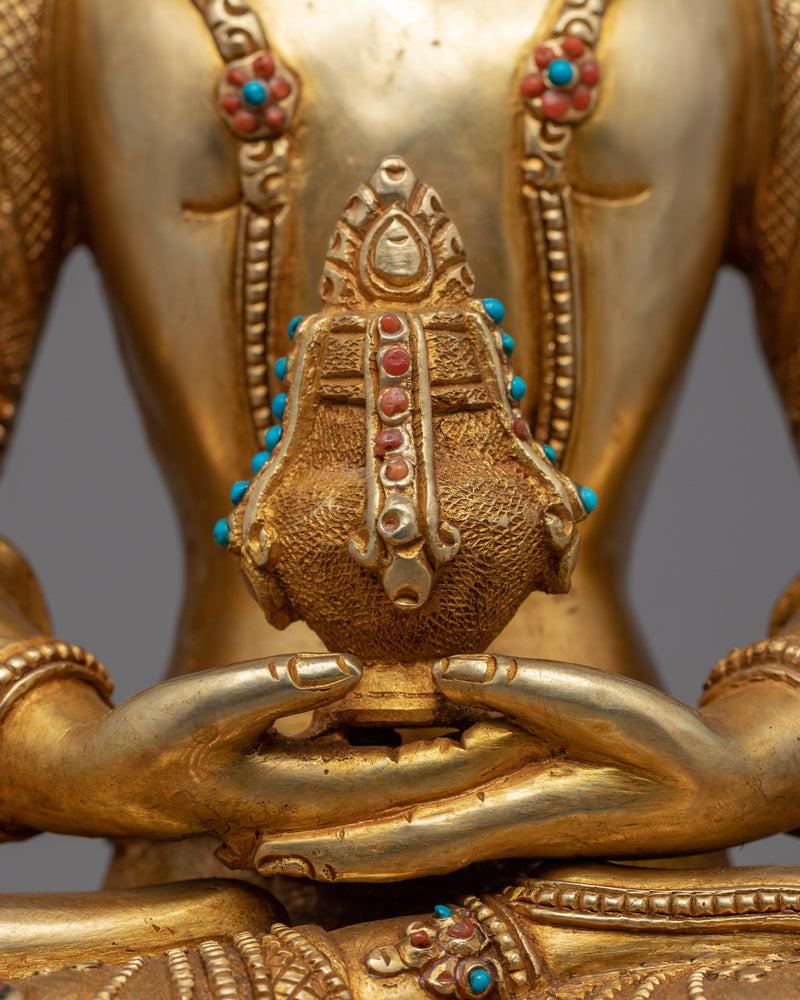 Amitayus Long Life Practice Statue | Buddhist Deity of Longevity