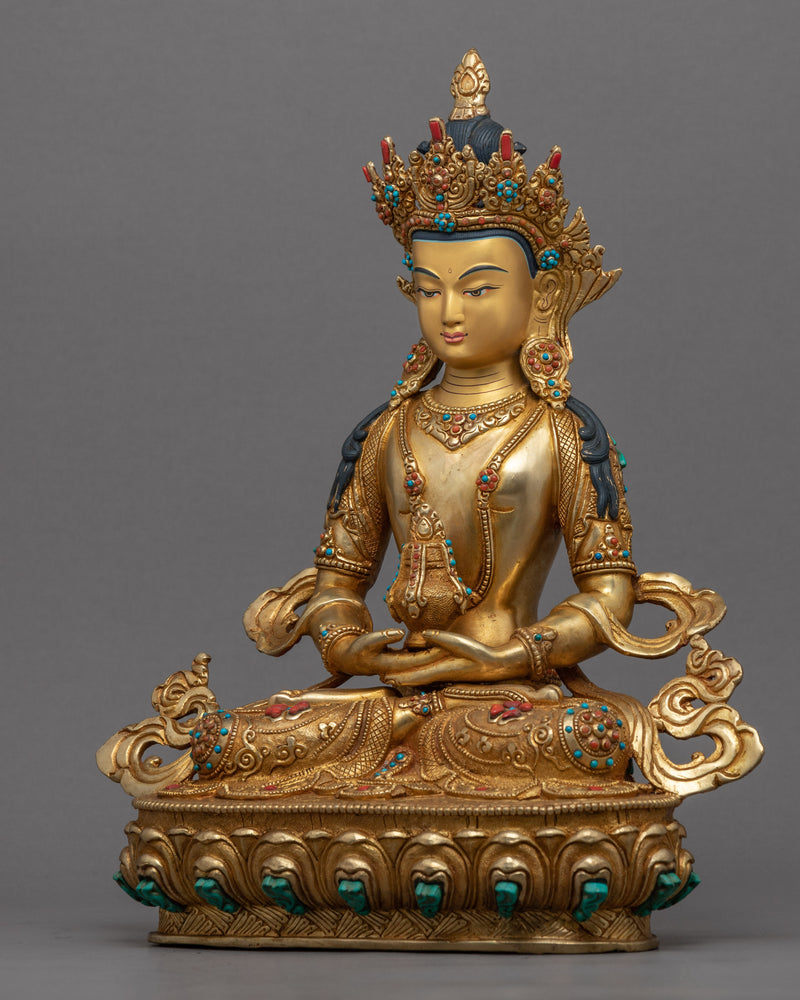 Amitayus Long Life Practice Statue | Buddhist Deity of Longevity