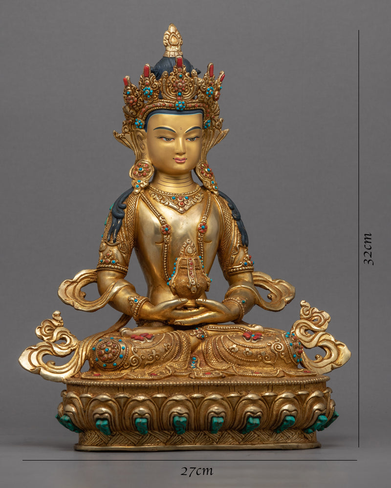 Amitayus Long Life Practice Statue | Buddhist Deity of Longevity