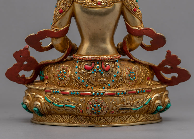 Amitayus Long Life Practice Statue | Buddhist Deity of Longevity