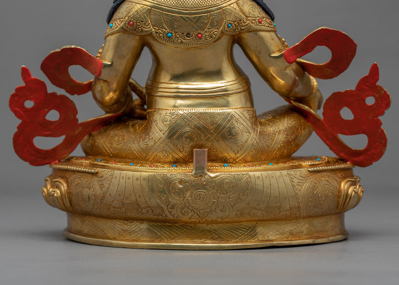 Jambhala Antique Statue | Tibetan Wealth Deity Hand Made Artwork