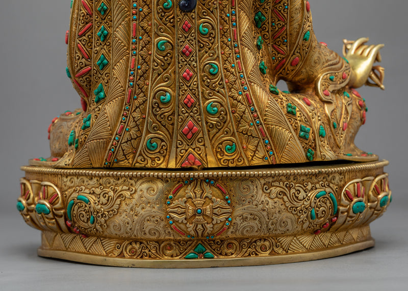 Lotus Born Master Statue | Traditionally Made Guru Rinpoche Sculpture