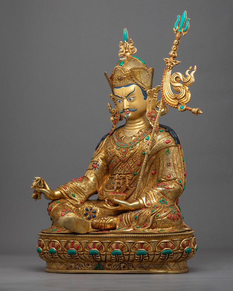Lotus Born Master Statue | Traditionally Made Guru Rinpoche Sculpture