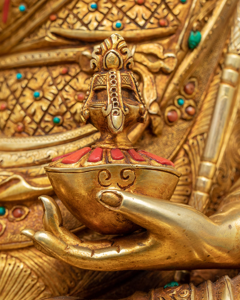 Lotus Born Master Statue | Traditionally Made Guru Rinpoche Sculpture