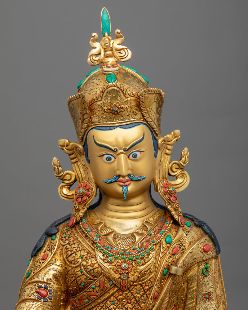Lotus Born Master Statue | Traditionally Made Guru Rinpoche Sculpture