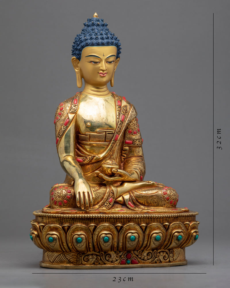 Shakyamuni Buddha Relaxation Statue | Traditionally Hand-Made Buddhist Art