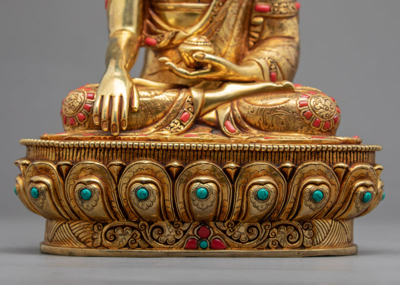 Shakyamuni Buddha Relaxation Statue | Traditionally Hand-Made Buddhist Art